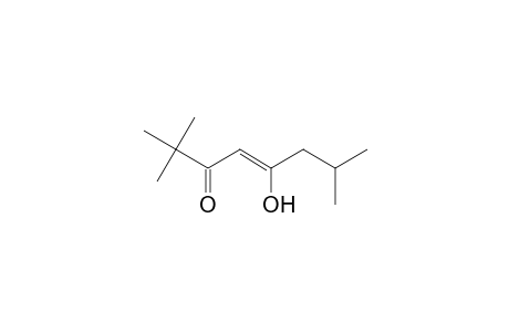 2,2,7-Trimethyloctane-3,5-dione, enol form