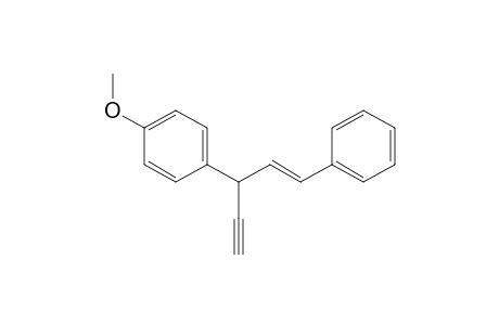 Benzene, 1-(1-ethynyl-3-phenyl-2-propenyl)-4-methoxy-