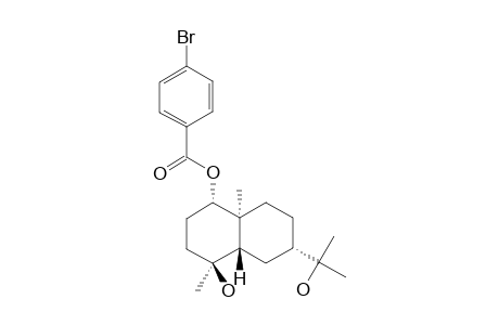 4-BETA,11-DIHYDROXY-1-ALPHA-(PARA-BrOMBENZOYLOXY)-EUDESMANE