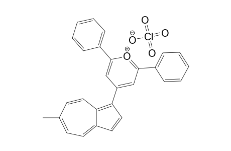 4-(6-METHYL-AZULEN-1-YL)-2,6-DIPHENYL-PYRANYLIUM-PERCHLORATE;(RN=6'ME;R=X=H)