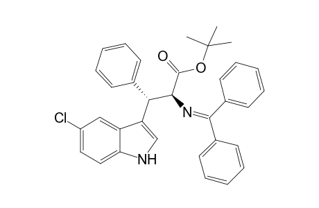 (2S,3S)-tert-butyl-2-((diphenylmethylene)amino)-3-(5-chloro-1H-indol-3-yl)-3-phenylpropanoate