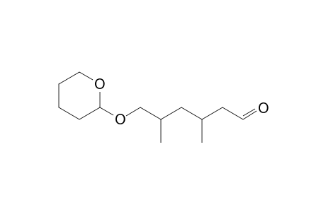 3,5-Dimethyl-6-(tetrahydro-2H-pyran-2-yloxy)hexanal