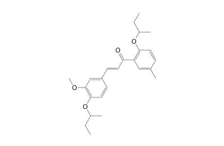 4,2'-bis(2-Butyl)oxy-3-methoxy-5'-methylchalcone (isomer 1)