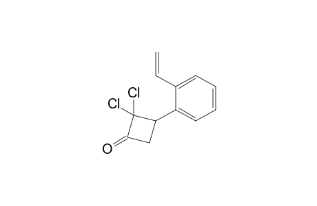 2,2-Dichloro-3-(2'-vinylphenyl)cyclobutanone