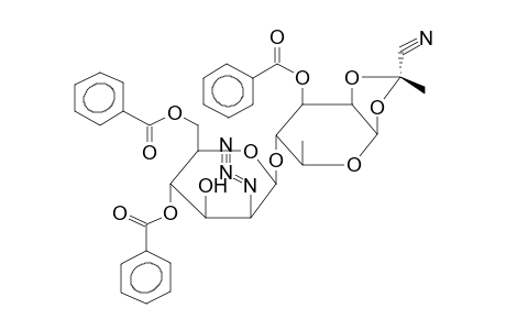 4-O-(2-AZIDO-4,6-DI-O-BENZOYL-2-DEOXY-BETA-D-MANNOPYRANOSYL)-3-O-BENZOYL-1,2-O-[(R)-1-CYANOETHYLIDENE]-BETA-L-RHAMNOPYRANOSE