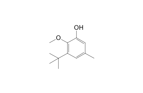 3-tert-Butyl-2-methoxy-5-methylphenol
