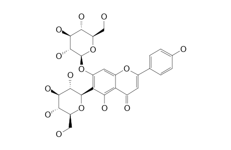 SAPONARIN;6-C,7-O-DI-BETA-D-GLUCOPYRANOSYL-4',5,7-TRIHYDROXY-FLAVONE;SYNTETIC