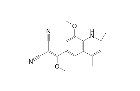 8-Methoxy-6-(1-methoxydicyanovinyl)-1,2-dihydro-2,2,4-trimethylquinoline