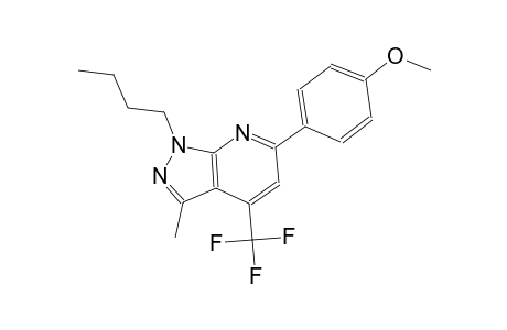 1-butyl-6-(4-methoxyphenyl)-3-methyl-4-(trifluoromethyl)-1H-pyrazolo[3,4-b]pyridine