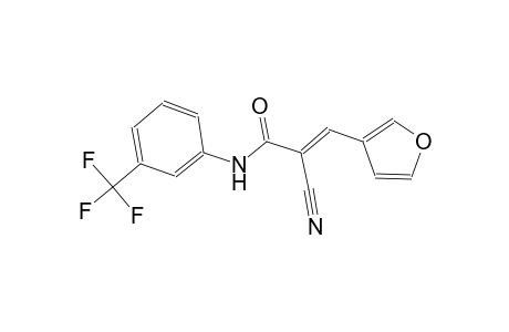 (2E)-2-cyano-3-(3-furyl)-N-[3-(trifluoromethyl)phenyl]-2-propenamide