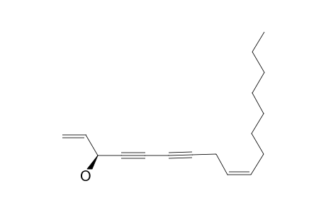 (-)-PANAXYNOL;(R)-(-)-FALCARINOL;LITERATURE_DATA;CIS-(-)-3-HYDROXY-1,9-HEPTADECADIEN-4,6-DIYNE