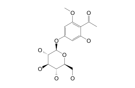 4-O-BETA-D-GLUCOPYRANOSYL-2-O-METHYLPHLOROACETOPHENONE