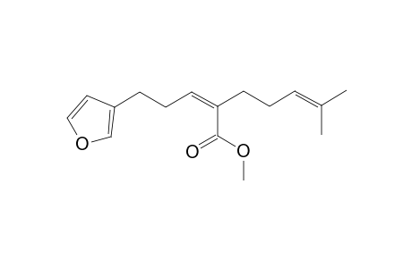(Z)-methyl 2-(3-(furan-3-yl)propylidene)-6-methylhept-5-enoate