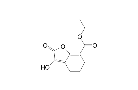 9-Oxa-7-Hydroxy-2-ethoxycarbonylbicyclo[4.3.0]nona-1-6-dien-8-one