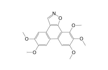 1,2,3,6,7-Pentamethoxyphenanthro[9,10-d]isoxazole