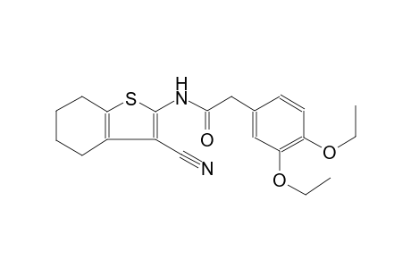 benzeneacetamide, N-(3-cyano-4,5,6,7-tetrahydrobenzo[b]thien-2-yl)-3,4-diethoxy-