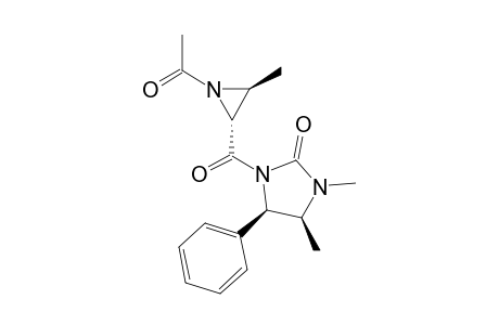 (4S,5R)-1-[(2R,3S)-1-acetyl-3-methyl-aziridine-2-carbonyl]-3,4-dimethyl-5-phenyl-imidazolidin-2-one