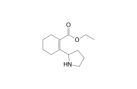 Ethyl 2-pyrrolidinylcyclohex-1-enecarboxylate