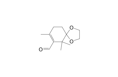 6,6,8-trimethyl-1,4-dioxaspiro[4.5]dec-7-ene-7-carbaldehyde