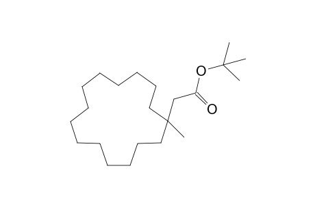tert-Butyl (1-methylcyclopentadecyl}acetate