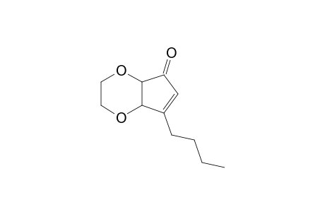 5H-2,3,4a,7a-Tetrahydro-5-oxo-7-pentylcyclopenta-1,4-dioxin