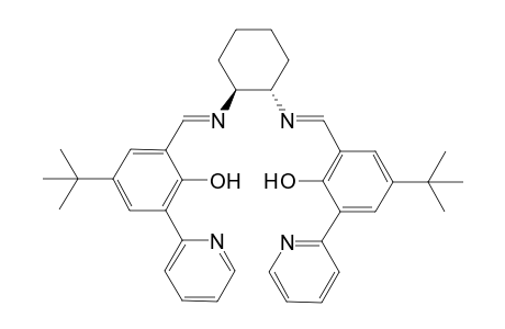 Bis-[5'-tert-Butyl-3'-(2"-pyridyl)salicylidene]-(S,S)-1,2-cyclohexanediamine