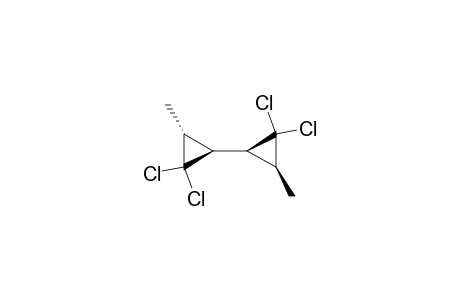 1,1'-Bicyclopropyl, 2,2,2',2'-tetrachloro-3,3'-dimethyl-, [1.alpha.(1'S*,3'R*),3.beta.]-