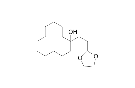 1-[2-(1,3-Dioxolan-2-yl)ethyl]cyclododecan-1-ol