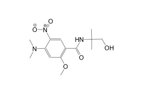 4-(dimethylamino)-N-(2-hydroxy-1,1-dimethylethyl)-2-methoxy-5-nitrobenzamide