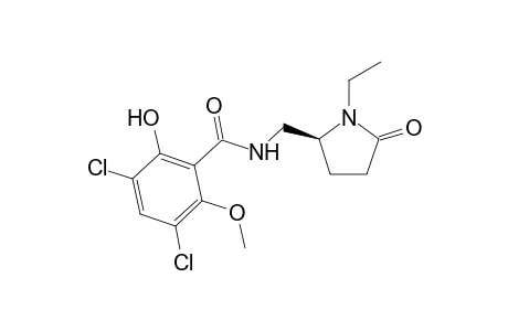 (S)-5-[( 3',5'-Dichloro-2'-hydroxy-6'-methoxybenzamide)methyl]-1-ethyl-2-pyrrolidone