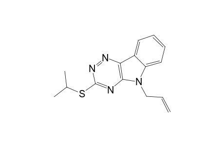 5-Allyl-5H-[1,2,4]triazino[5,6-b]indol-3-yl isopropyl sulfide