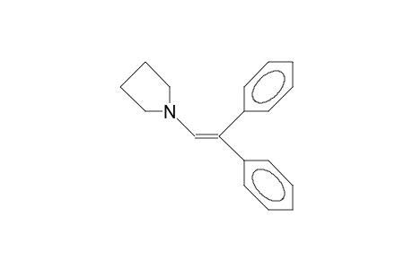 1-(2,2-Diphenyl-1-ethenyl)-pyrrolidine