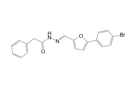 N-[(E)-[5-(4-bromophenyl)-2-furanyl]methylideneamino]-2-phenylacetamide