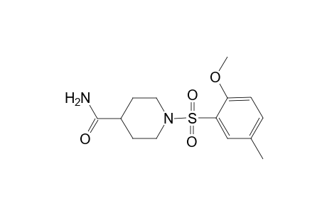 1-(2-Methoxy-5-methyl-benzenesulfonyl)-piperidine-4-carboxylic acid amide