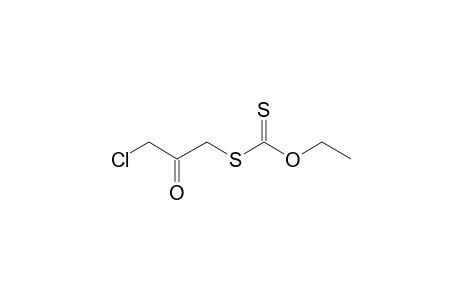 [(3-chloro-2-keto-propyl)thio]methanethioic acid O-ethyl ester