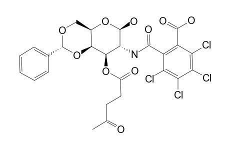 4,6-O-BENZYLIDENE-2-DEOXY-3-O-LEVULINOYL-2-TETRACHLOROPHTHALIMIDO-BETA-D-GALACTOPYRANOSIDE