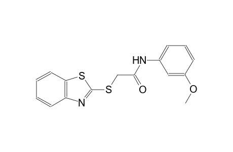 2-(1,3-benzothiazol-2-ylsulfanyl)-N-(3-methoxyphenyl)acetamide