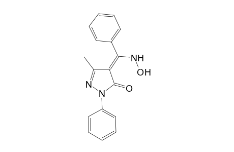 (4Z)-4-[(hydroxyamino)-phenyl-methylene]-5-methyl-2-phenyl-2-pyrazolin-3-one