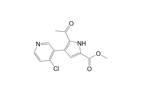 5-Acetyl-4-(4-chloro-3-pyridinyl)-1H-pyrrole-2-carboxylic acid methyl ester