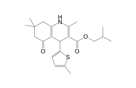 3-quinolinecarboxylic acid, 1,4,5,6,7,8-hexahydro-2,7,7-trimethyl-4-(5-methyl-2-thienyl)-5-oxo-, 2-methylpropyl ester
