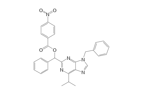 9-BENZYL-2-[(PHENYL)-(4-NITROBENZOYLOXY)-METHYL]-6-ISOPROPYLPURINE