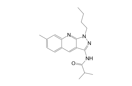 N-(1-butyl-7-methyl-1H-pyrazolo[3,4-b]quinolin-3-yl)-2-methylpropanamide