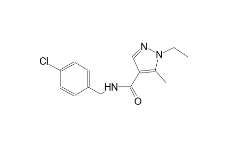 N-(4-chlorobenzyl)-1-ethyl-5-methyl-1H-pyrazole-4-carboxamide