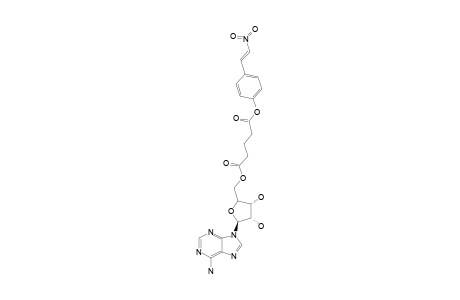 ADENOSINE-5'-(4-[(E)-2-NITROETHENYL]-PHENYL-GLUTARATE)