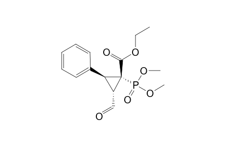 (+)-(1S,2S,3S)-ETYHL-1-(2-FORMYL-1-DIMETHOXYPHOSPHORYL-3-PHENYL)-CYCLOPROPANE-CARBOXYLATE;MINOR-DIASTEREOISOMER