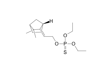 Phosphorothioic acid, S-[2-(3,3-dimethylbicyclo[2.2.1]hept-2-ylidene)ethyl]O,O-diethyl ester, (.+-.)-