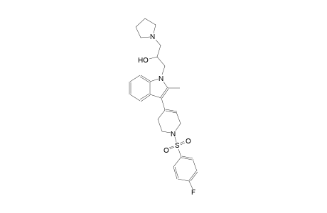 1H-indole-1-ethanol, 3-[1-[(4-fluorophenyl)sulfonyl]-1,2,3,6-tetrahydro-4-pyridinyl]-2-methyl-alpha-(1-pyrrolidinylmethyl)-
