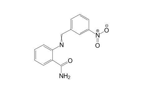 2-{[(3-Nitrophenyl)methylene]amino}benzamide