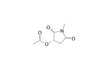 (-)-(S)-3-Acetoxy-1-methyl-2,5-pyrrolidindione