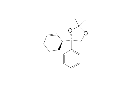 (4R*)-4-[(1S*)-CYCLOHEX-2-ENYL]-2,2-DIMETHYL-4-PHENYL-1,3-DIOXOLANE